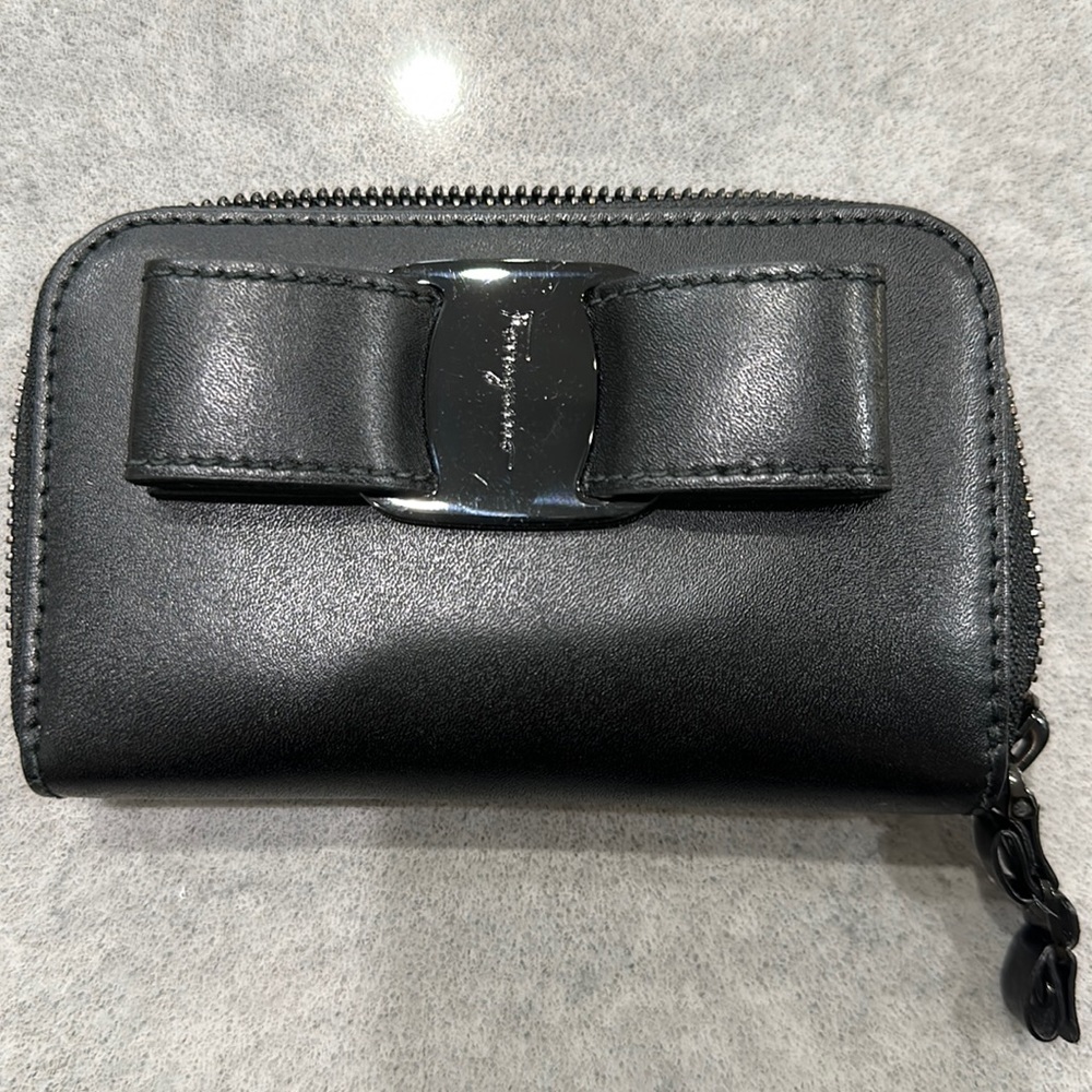 Salvatore Ferragamo Black Wallet